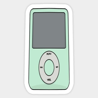 Portable MP3 Player Nostalgic Sticker